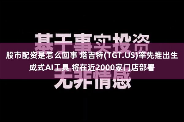 股市配资是怎么回事 塔吉特(TGT.US)率先推出生成式AI工具 将在近2000家门店部署