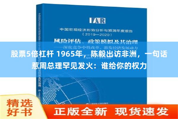 股票5倍杠杆 1965年，陈毅出访非洲，一句话惹周总理罕见发火：谁给你的权力